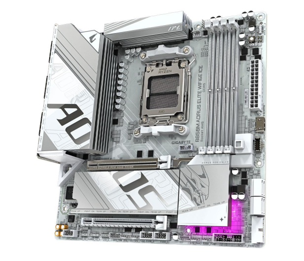 Gigabyte B850M A ELT WF6E ICE - 1306498 - zdjęcie 2